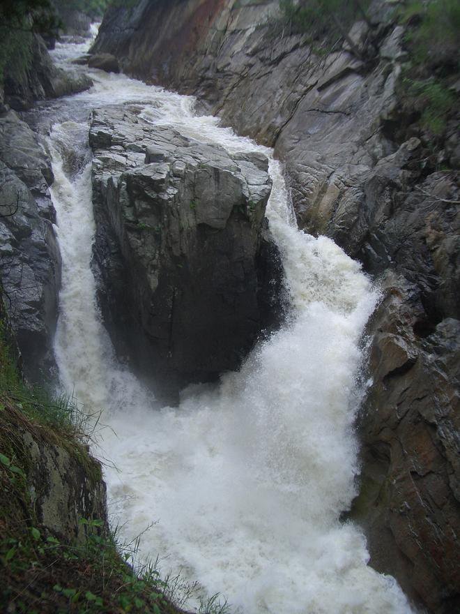 the flume, at high water.