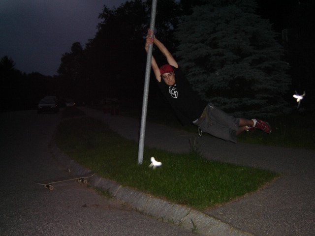 striper pole! kinda dumb but w/