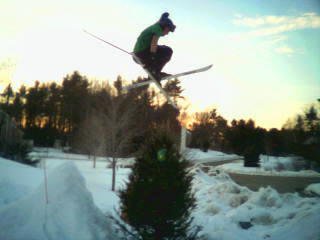 just a tail grab over my christmas tree