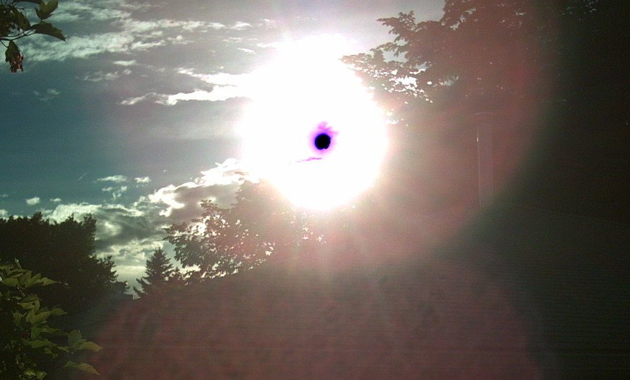 what the sun looks like through my camera