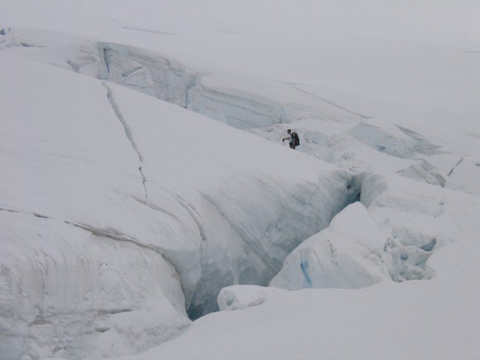 Over The Ice Bridge Easton Glacier