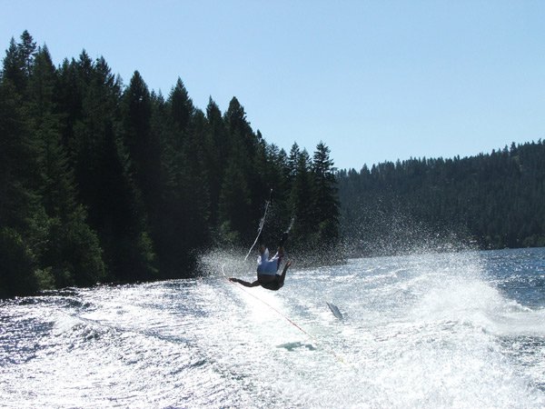 Wakeskating At It's Second Best