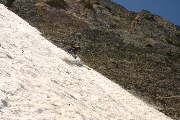 Skiing in july