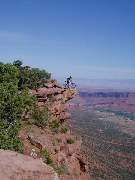 Porcupine rim trail. Sweet view.