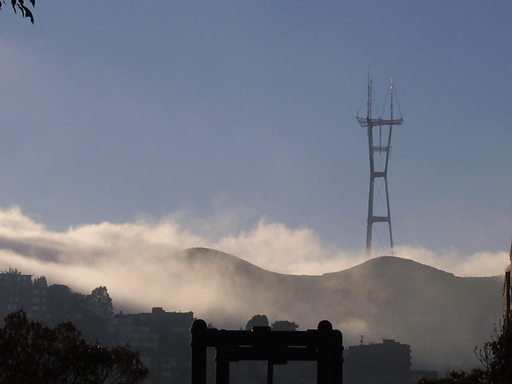 San Francisco-rolling fog