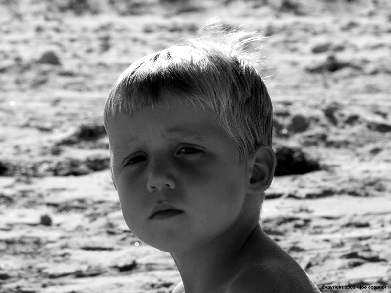 Little Brother On The Beach