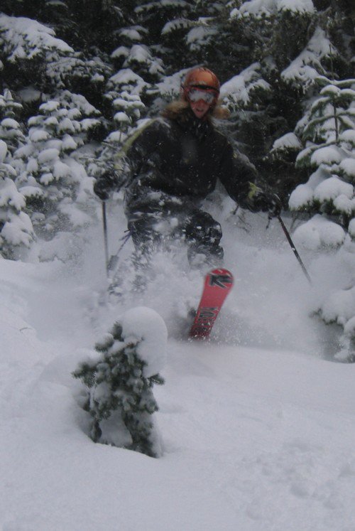 Ripping Early Powder