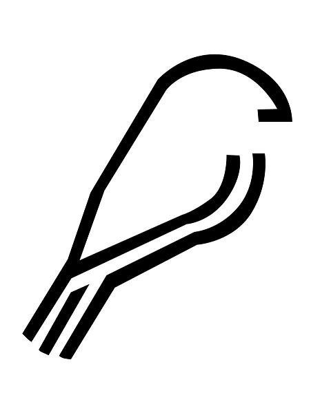Bird symbol design i made