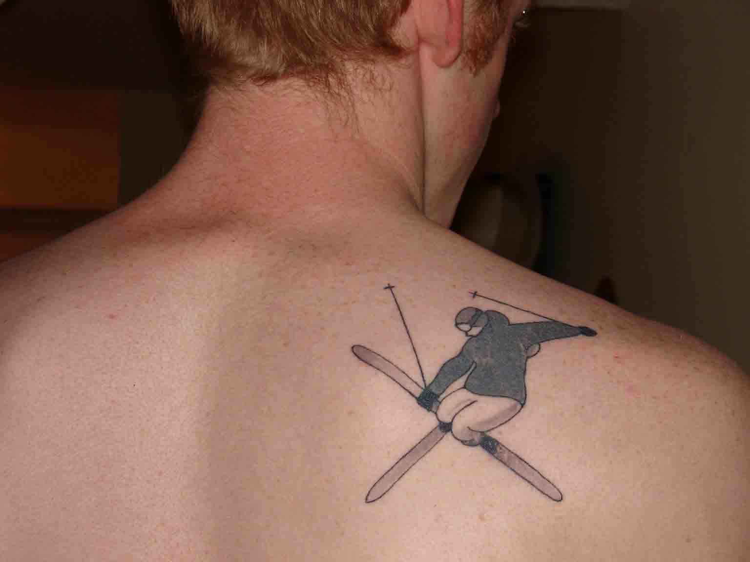 My skiier tatoo