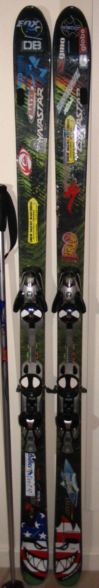 my sticker infested skis