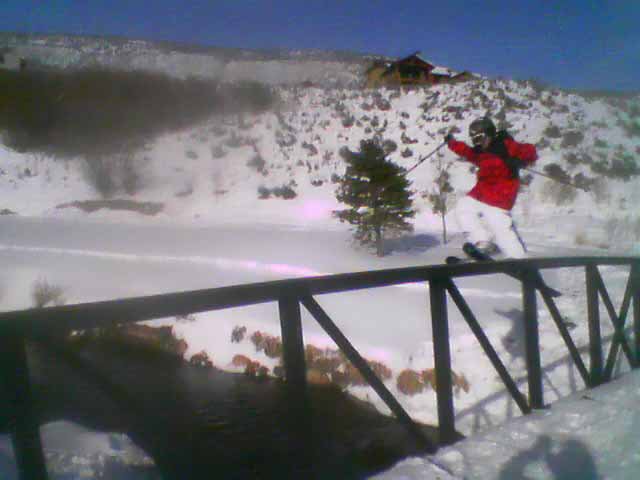 Byron Falling of the bridge rail