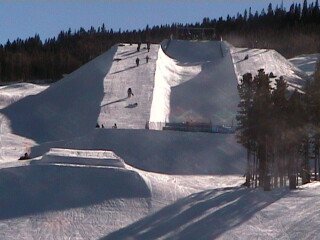 brecks superpipe is open...taken 12/11