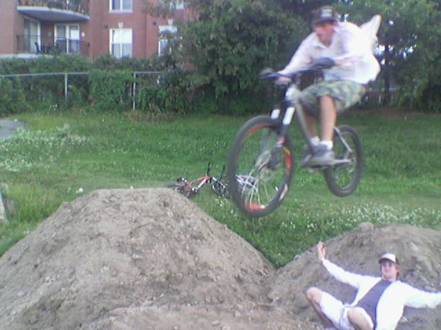 me on a pile of dirt