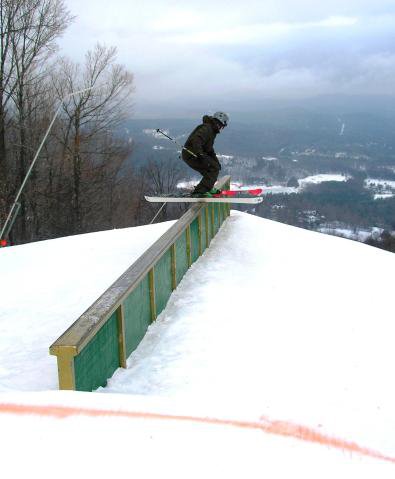 Broken grind at Okemo