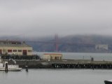 over-looking pier 39 to the golden gate
