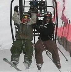 Ridin the lift...