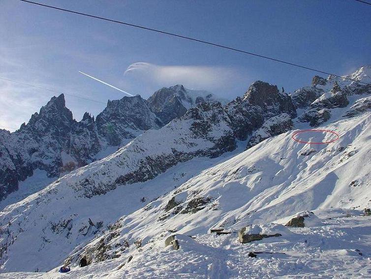 Glacier de Toul (5), view of the Mont-Blanc (Italian side)