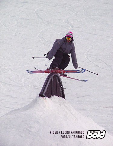 argentinian skier (rail)