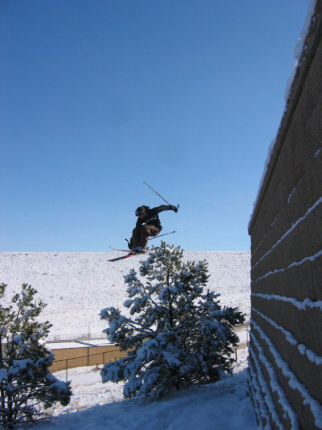 retaining wall drop