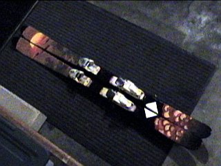 Painted skis- my old 1260s