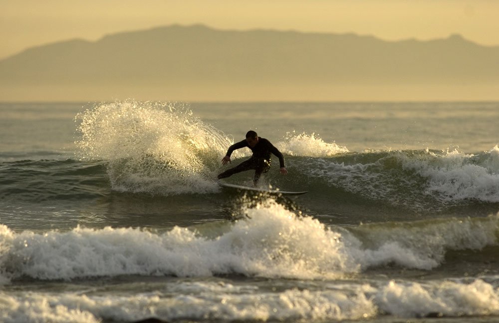 some surf action