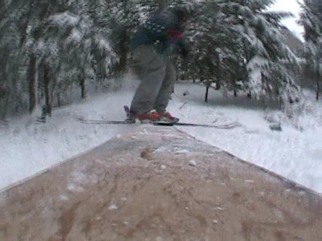 a plywood box taekn with fisheye