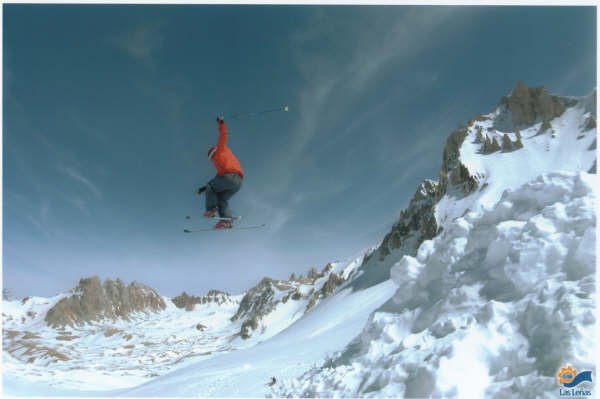 unknown skier, nice jump