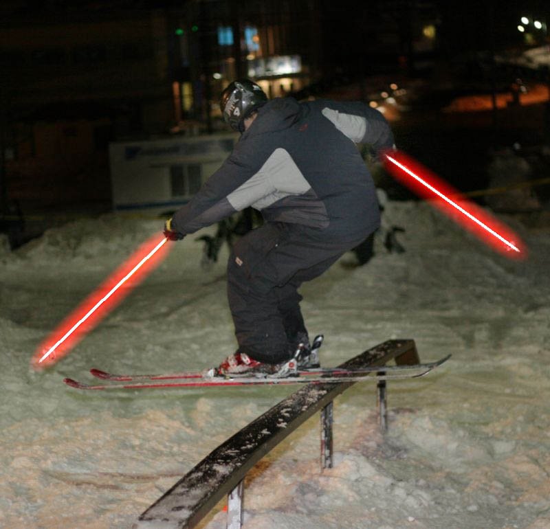 Lightsabers on Rails are cool