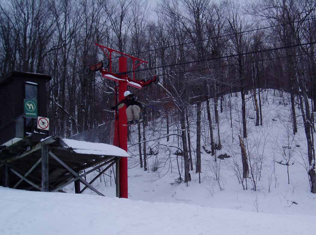 closed chairlift bombdrop