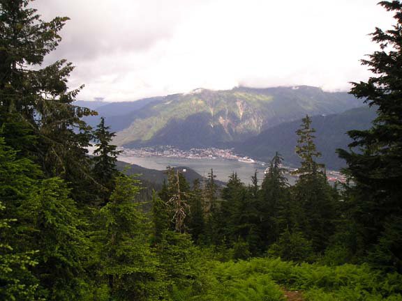 Juneau from mountains