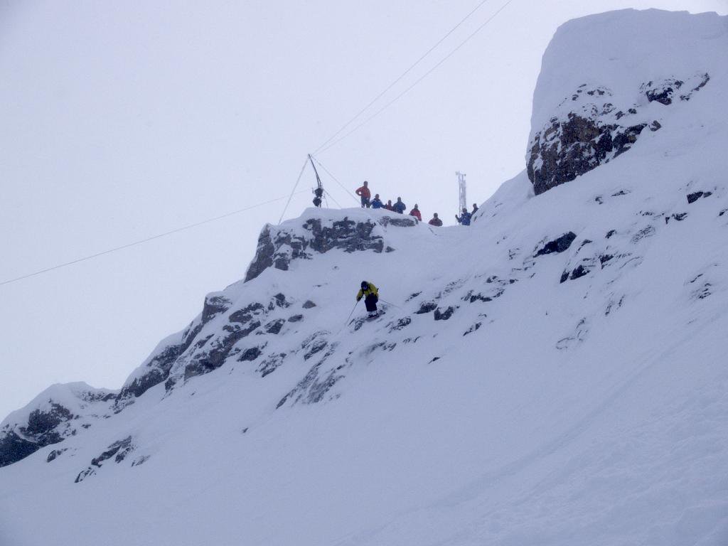 Dropping into the dive