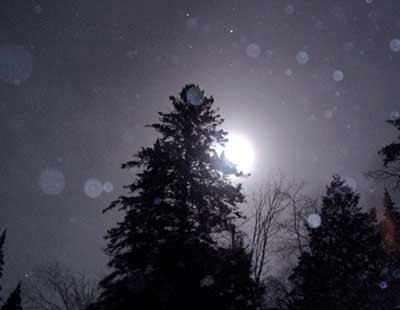 Pic I took on a trip up north, yes thats the moon