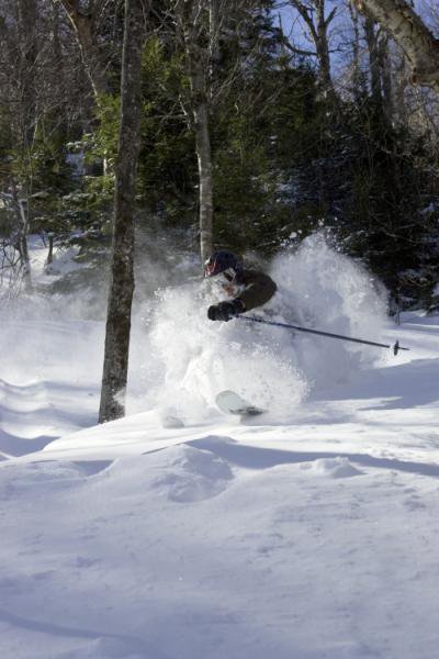 a rare powder day this year in the east