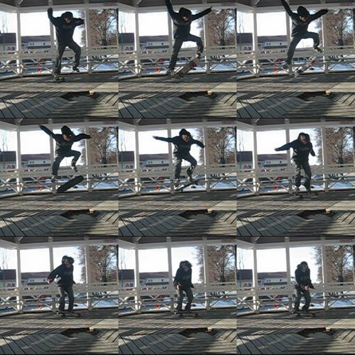 Kickflip sequence