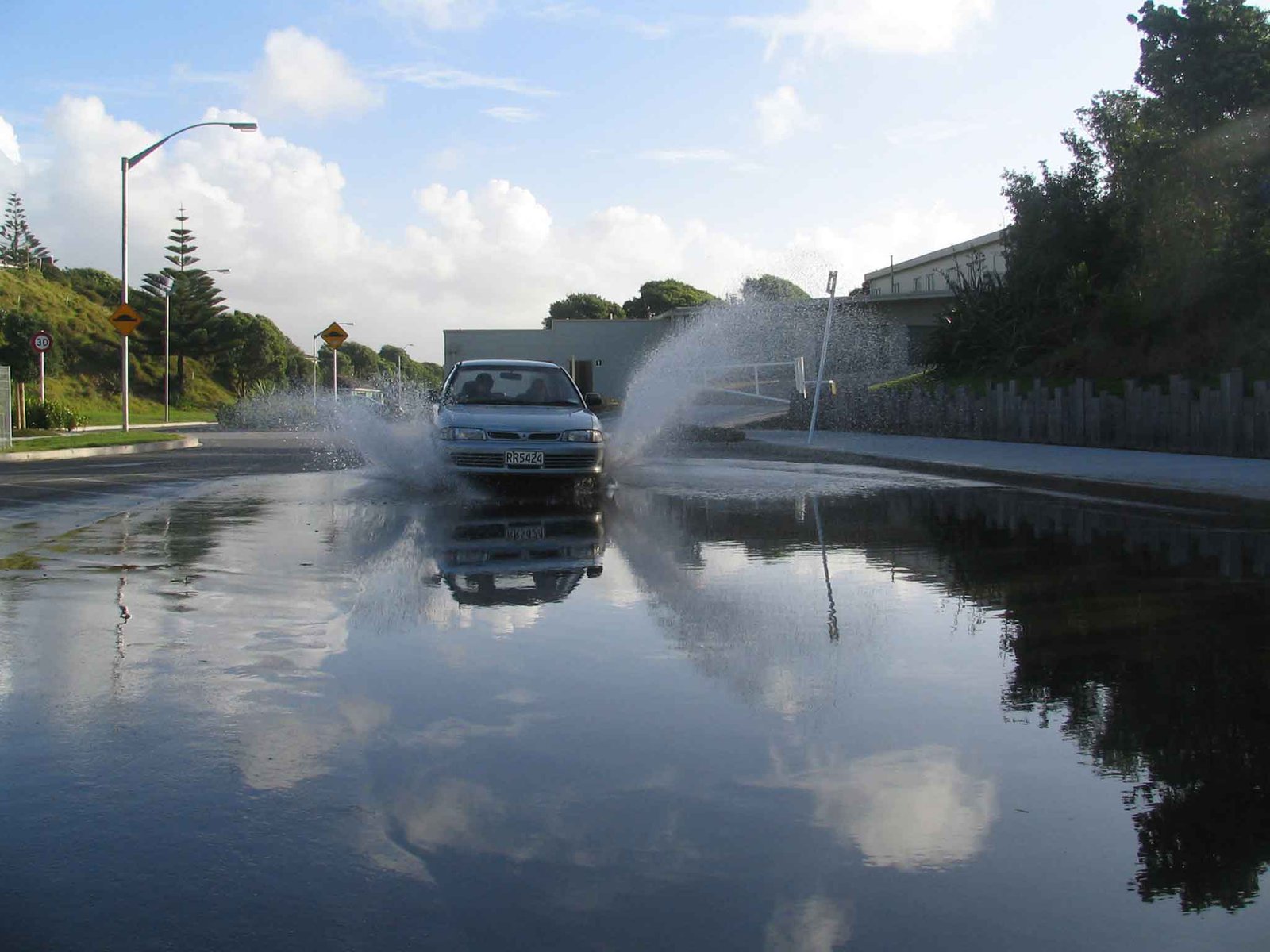 Car + Water =