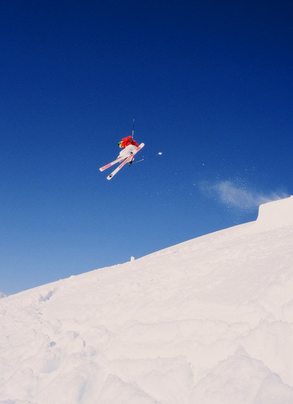 Luke skiing