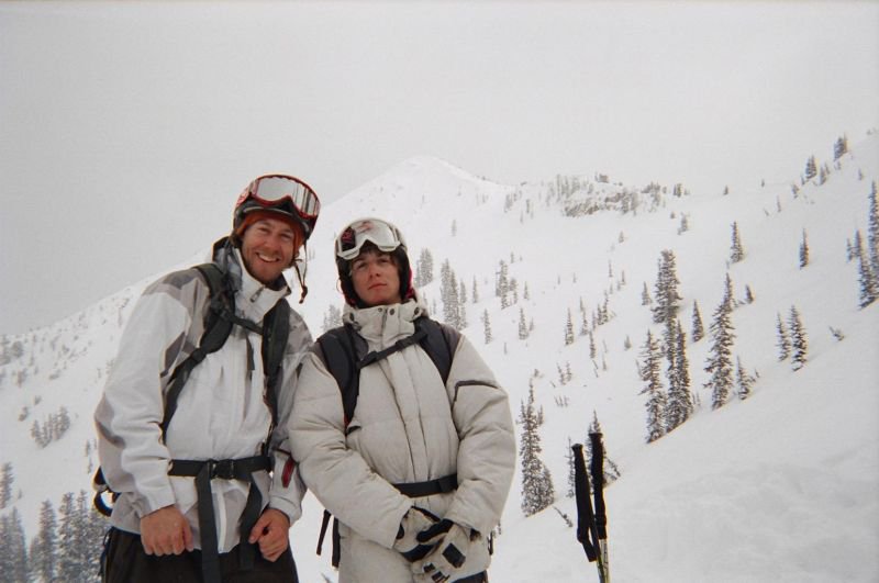 me and chris collins in utah backcountry