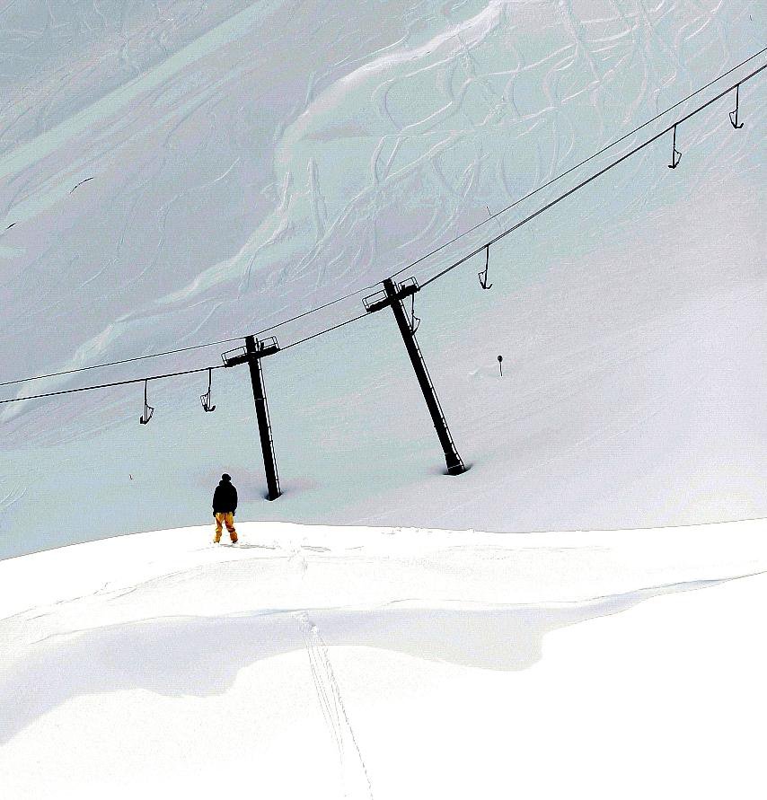 cool lighting on a nice pow day, not big mountain but..