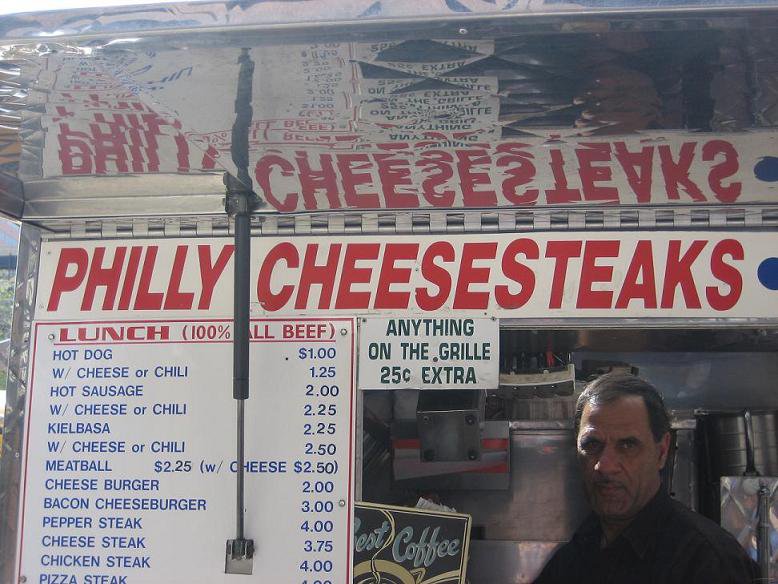 Mmm, philly cheesesteak
