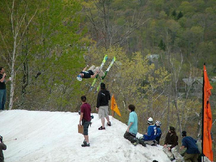 Laid out backie at Hike and Huck