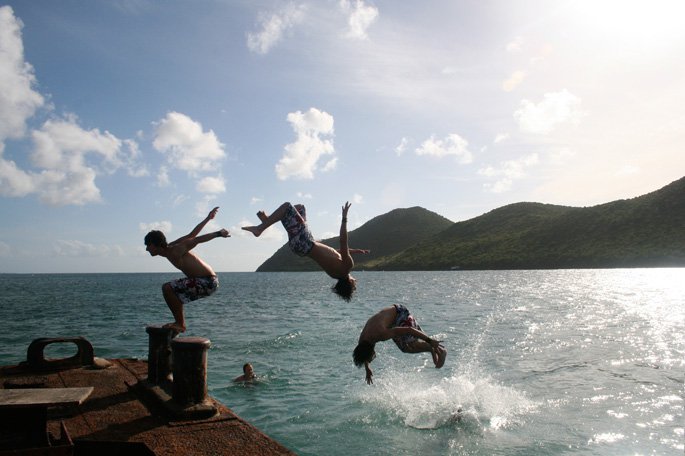 Barge Backflip