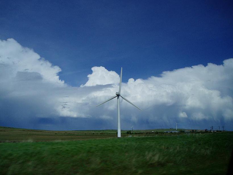 thunderstorms and windmills