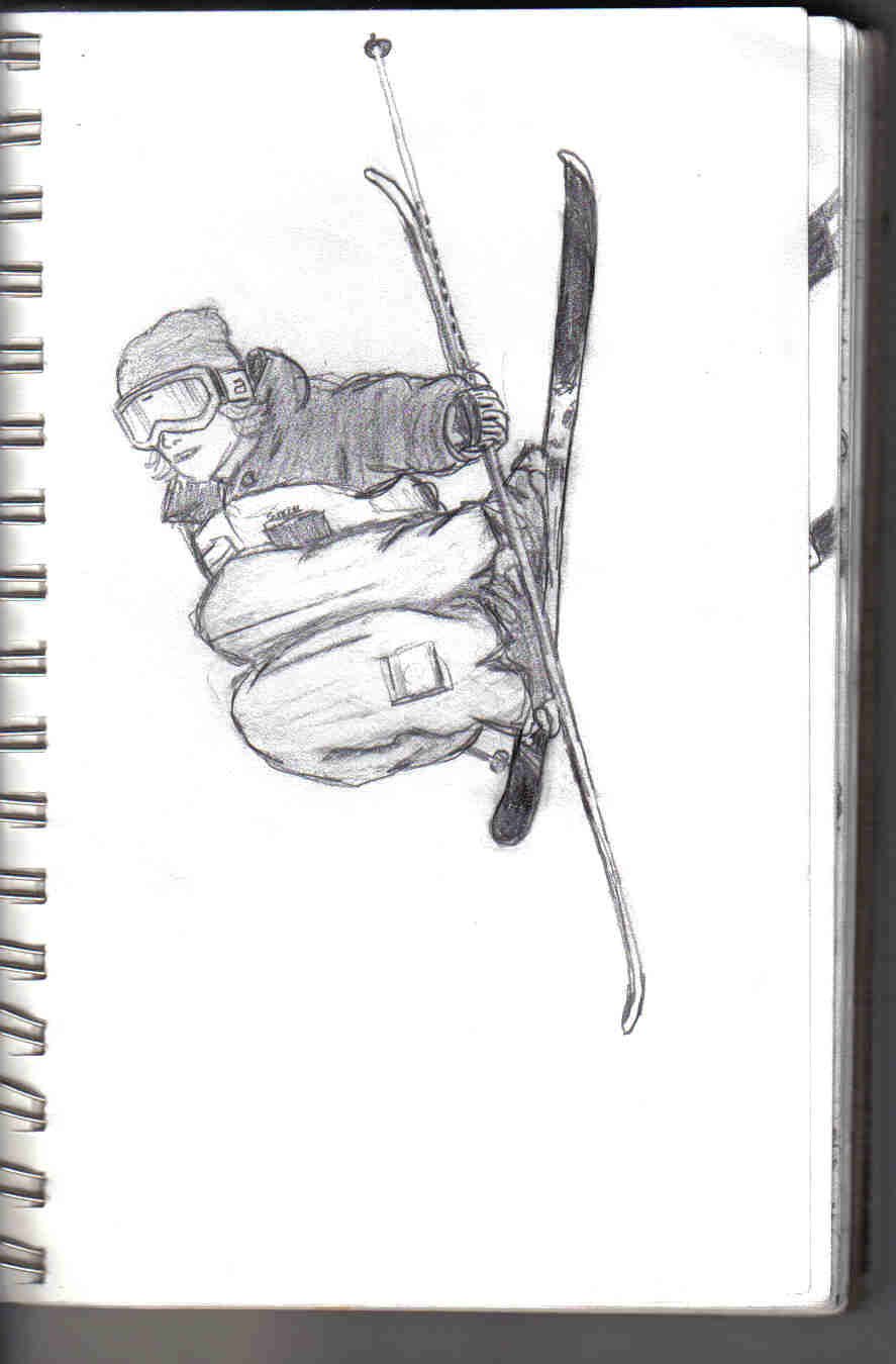 josh bibby ski time sketch