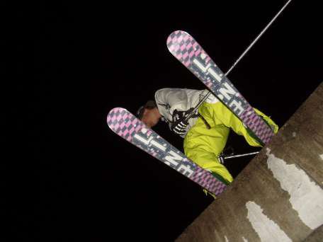 concrete ledge in Verbier