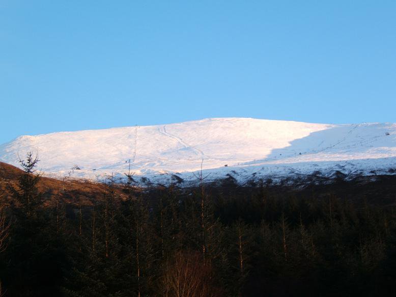 Sun rise on annoch mor