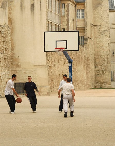 Ballin' next to the city wall