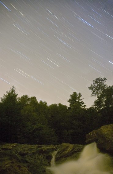 Star Trails and Stream