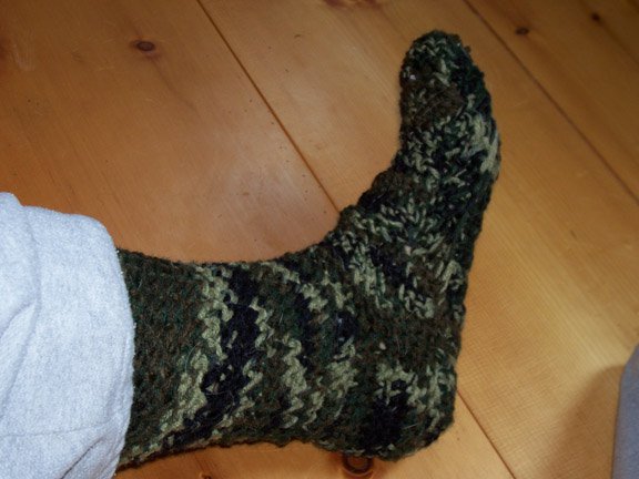 Crochet sock