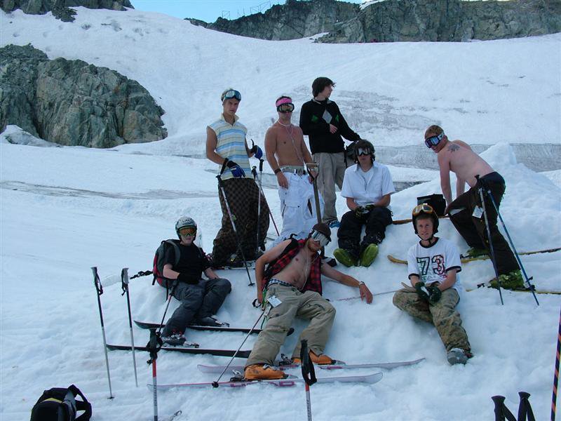 Team on the Glacier