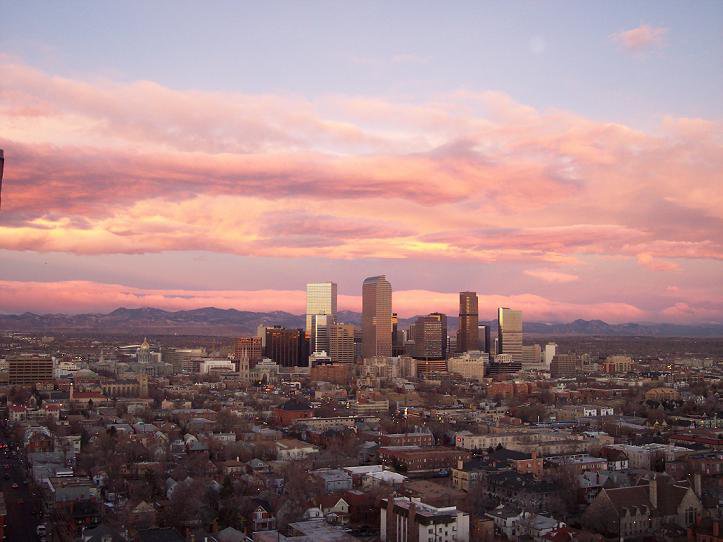 Denver Skyline at 6am